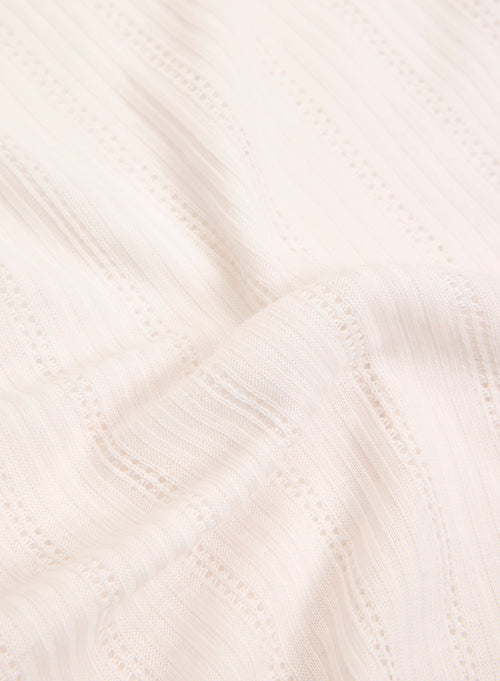 Débardeur Blanc Fines Bretelles en LYOCELL / TENCEL - MAJESTIC FILATURES