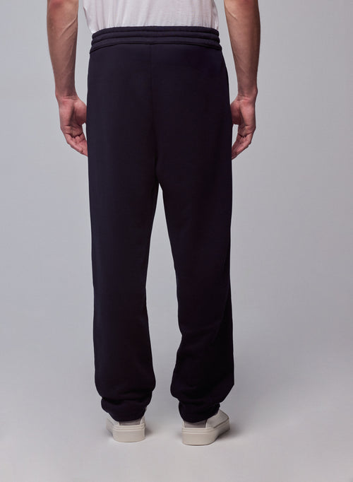 Marineblaue Hose aus Bio-Baumwolle - MAJESTIC FILATURES