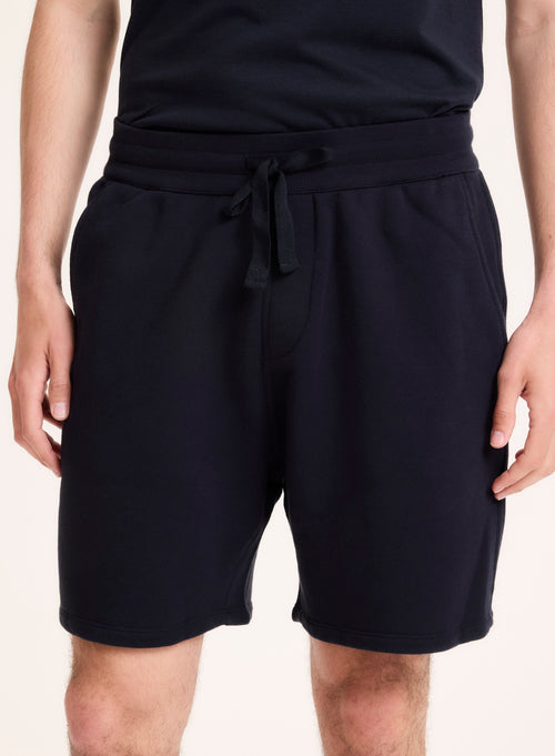 Marineblaue Hose aus Bio-Baumwolle - MAJESTIC FILATURES