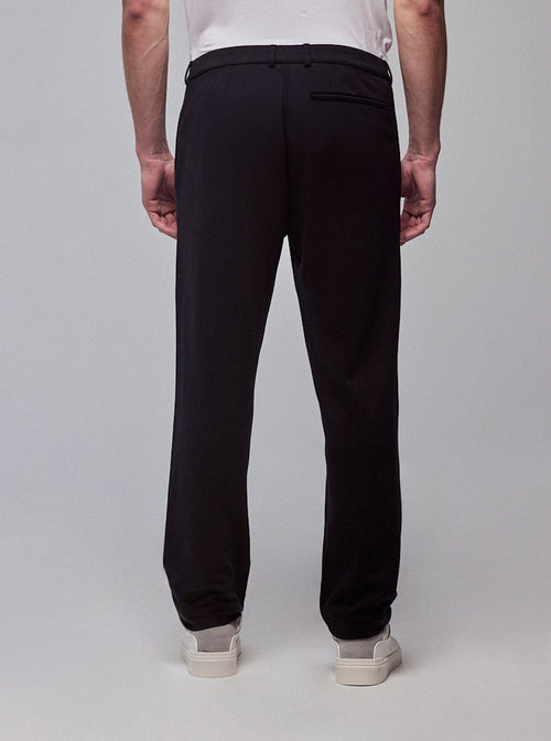 Pantalon Noir en Lyocell / Tencel / Coton organique - MAJESTIC FILATURES