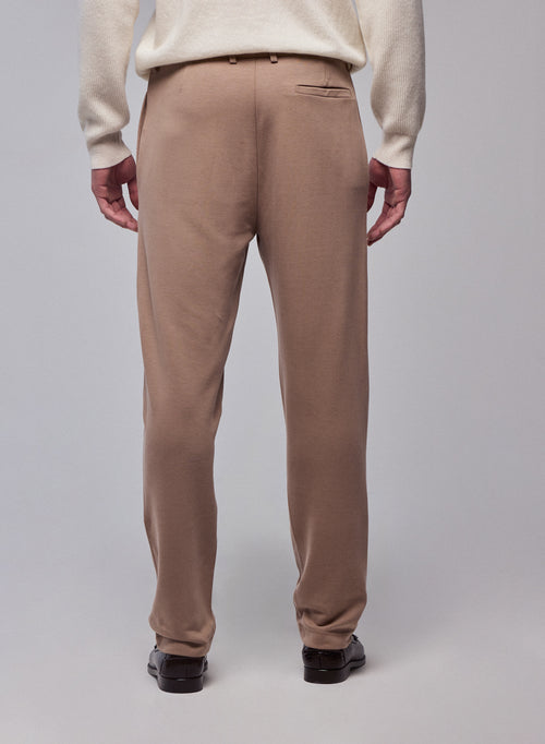 Pantalon Beige en Lyocel, Tencel / Coton organique - MAJESTIC FILATURES