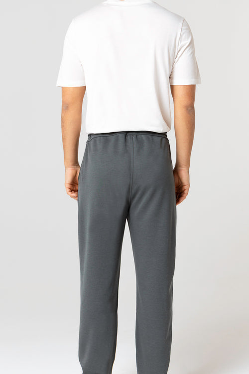 Pantalon Gris foncé en Lyocel, Tencel / Coton organique - MAJESTIC FILATURES
