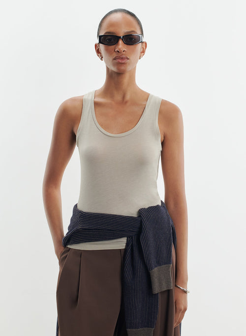 Tanktop aus viskose und kaschmir - MAJESTIC FILATURES