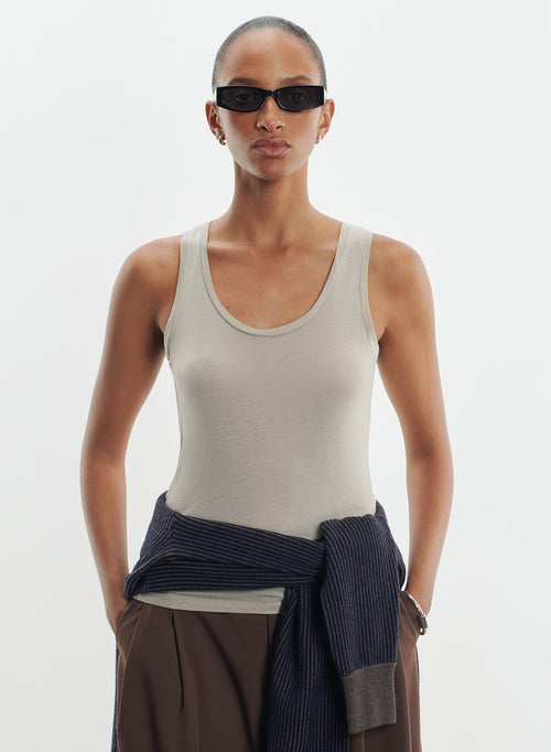 Tanktop aus viskose und kaschmir - MAJESTIC FILATURES