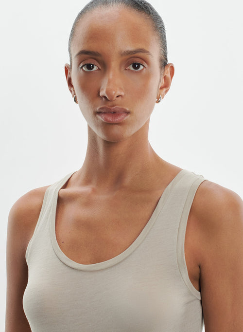 Tanktop aus viskose und kaschmir - MAJESTIC FILATURES