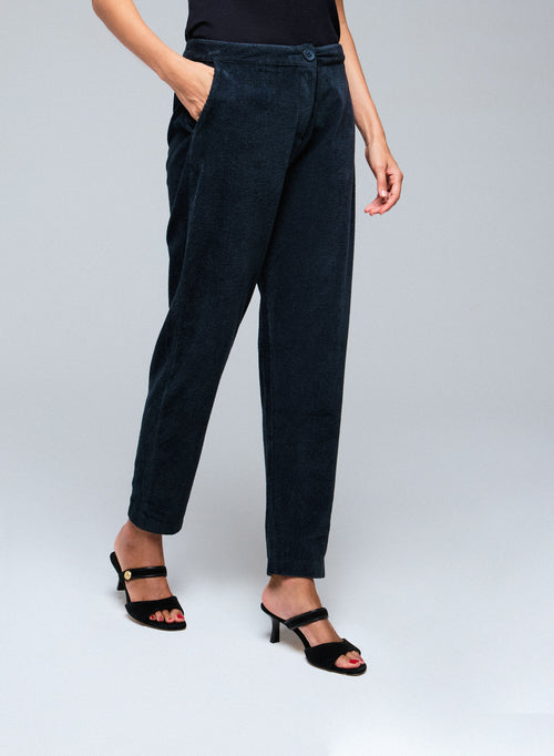 Graue Hose aus Bio-Baumwolle / Polyester - MAJESTIC FILATURES