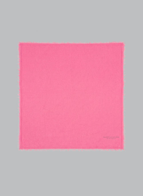 Kaschmir-Bandana in Rosa - MAJESTIC FILATURES
