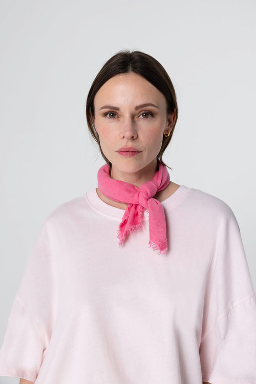 Bandana Rose en Cachemire - MAJESTIC FILATURES