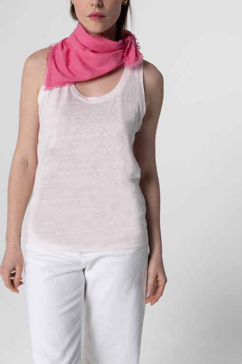 Bandana Rose en Cachemire - MAJESTIC FILATURES