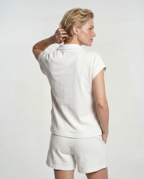 Chemise Milk Sans Manches en Coton organique / Polyamide - MAJESTIC FILATURES