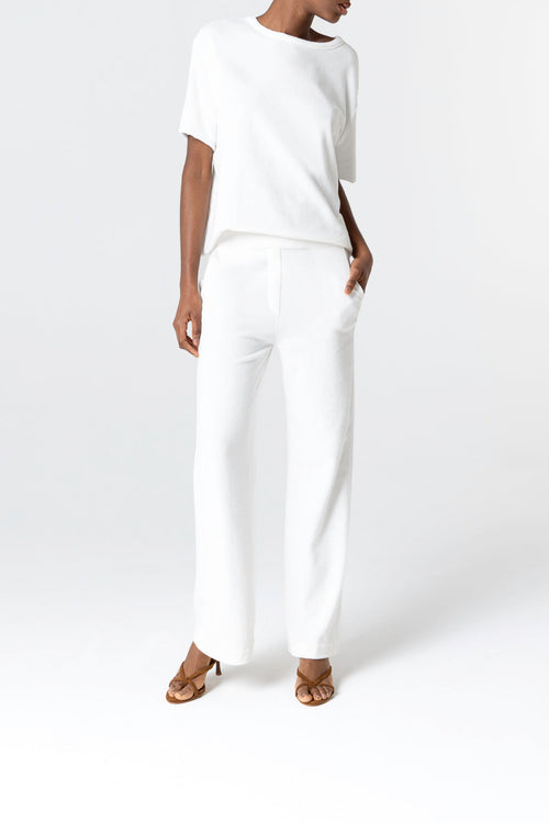 Pantalon Milk en Coton organique / Polyamide - MAJESTIC FILATURES