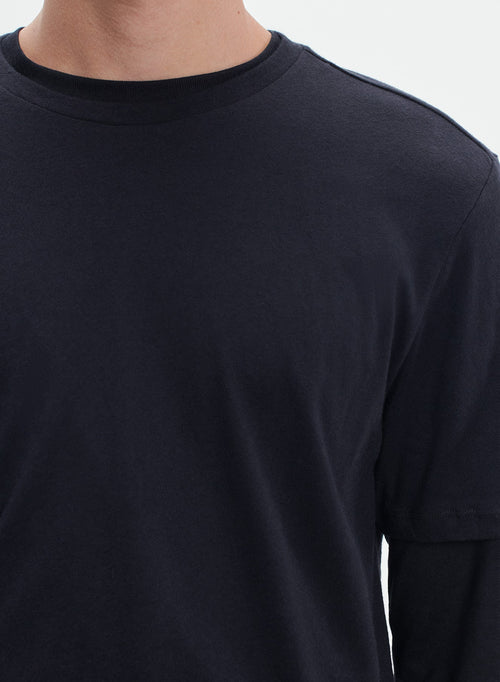 T-Shirt aus baumwolle und kaschmir - MAJESTIC FILATURES