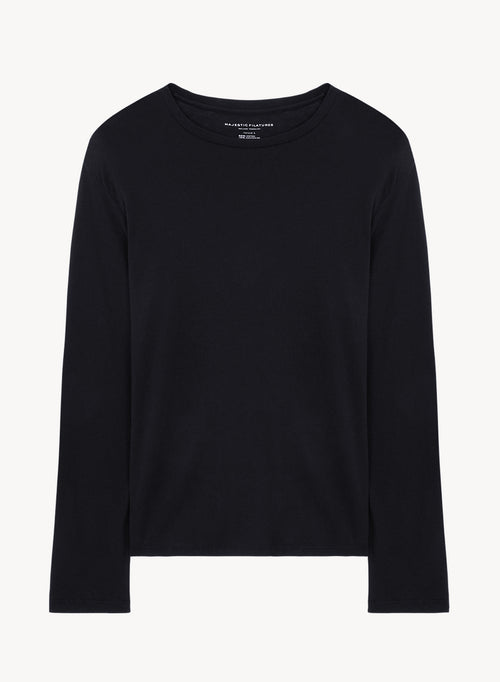 Baumwolle- und Kaschmir-T-Shirt - MAJESTIC FILATURES