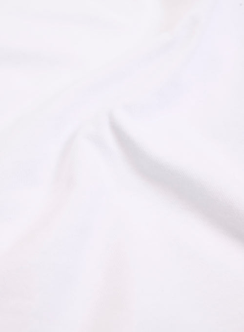 Tee shirt Blanc Manches 3/4 Col Bateau en Coton organique - MAJESTIC FILATURES