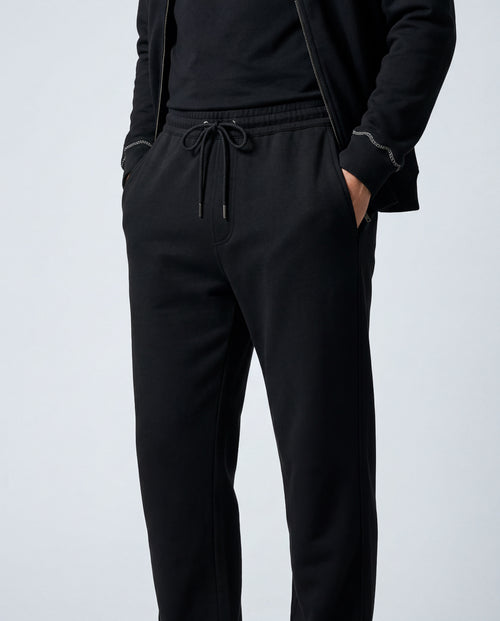 Pantalon Noir en Coton organique / Coton - MAJESTIC FILATURES