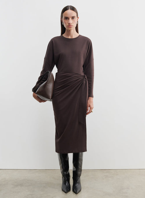 Kleid aus supima-baumwolle - MAJESTIC FILATURES