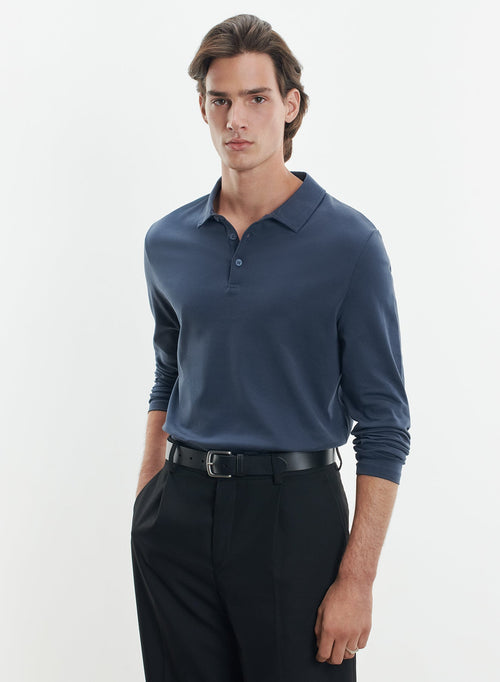 Polo en coton supima - MAJESTIC FILATURES