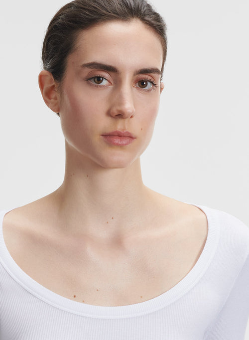 Viskose- und Elastan-T-Shirt - MAJESTIC FILATURES