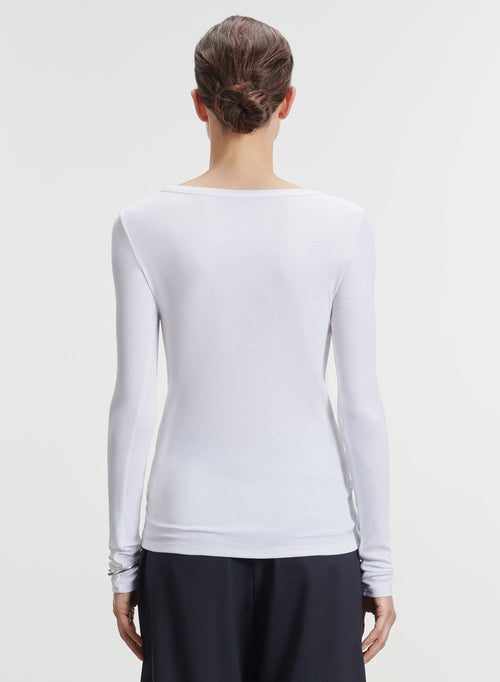 Viskose- und Elastan-T-Shirt - MAJESTIC FILATURES
