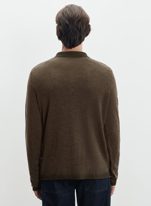Poloshirt aus merinowolle - MAJESTIC FILATURES
