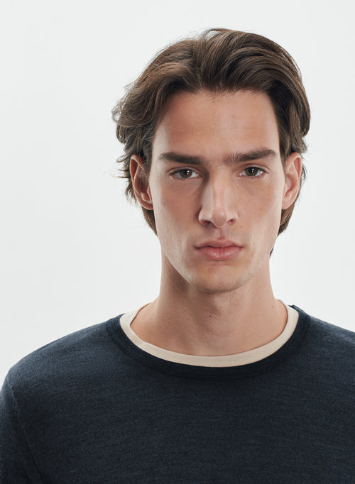 Pullover aus merinowolle - MAJESTIC FILATURES