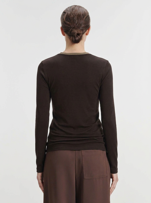 T-shirt en coton organique, cachemire et coton supima - MAJESTIC FILATURES